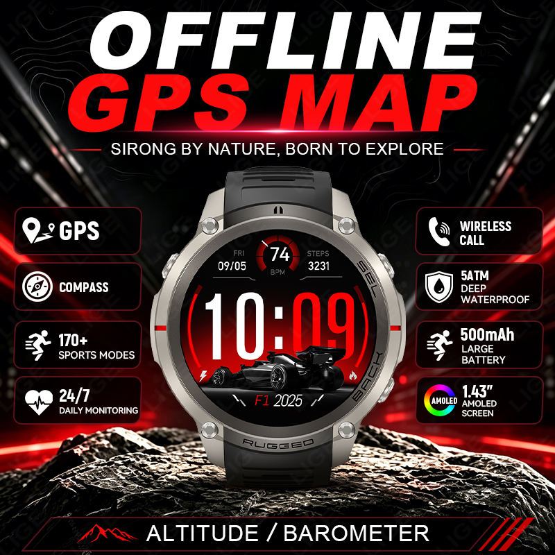 Korean Men Lifestyle - Nuovo Smartwatch Sportivo 2026 con Mappe