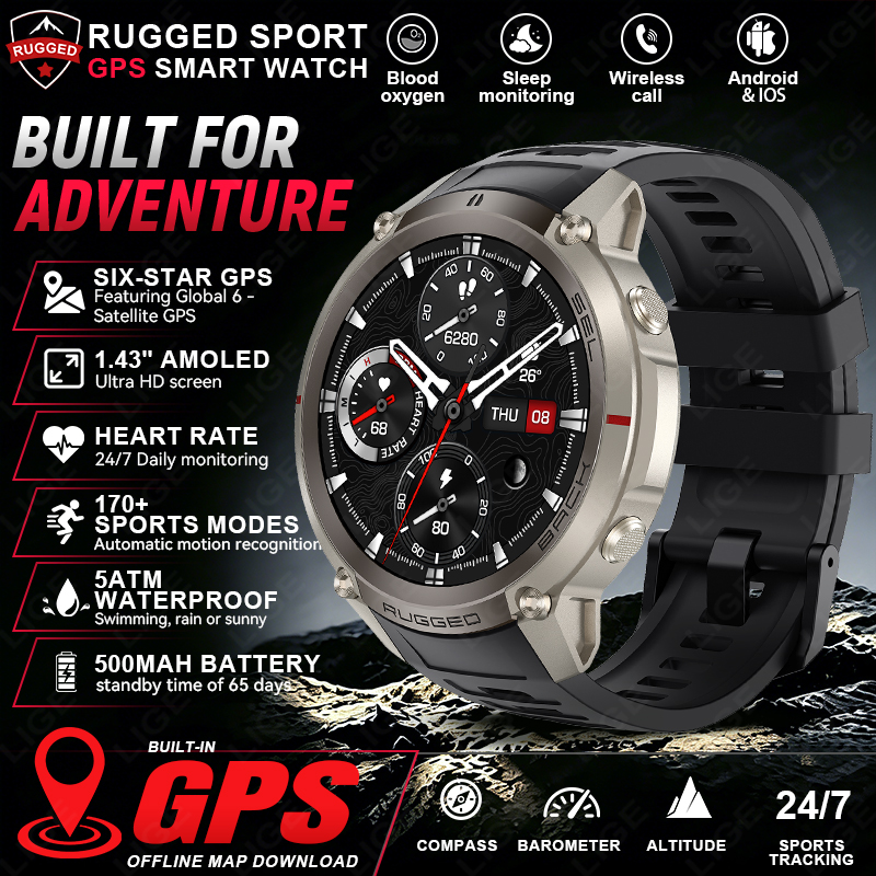 Korean Men Lifestyle - Nuovo Smartwatch Sportivo 2026 con Mappe