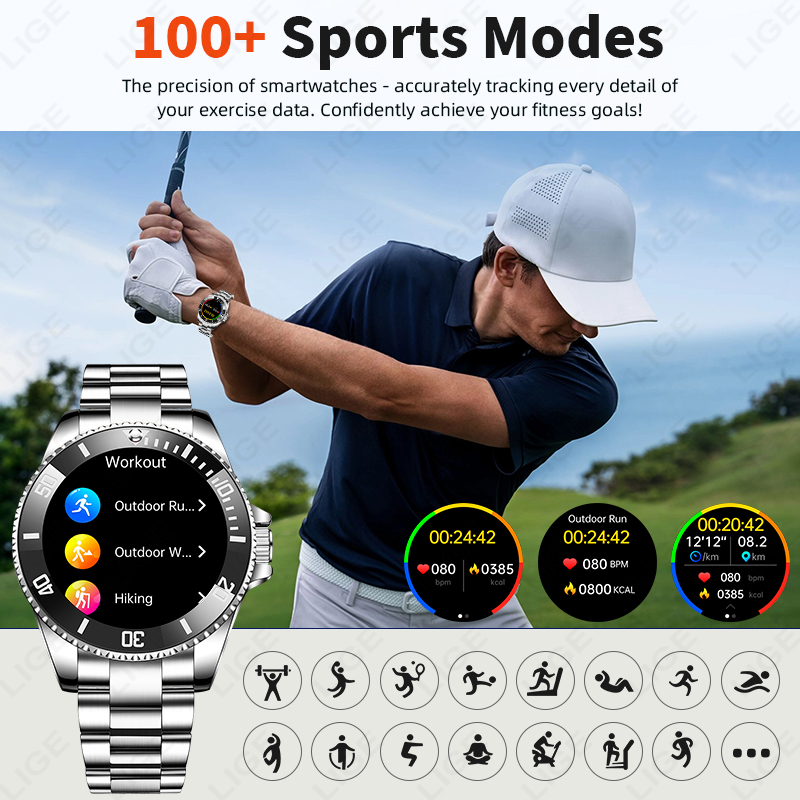 Nuovo Smartwatch di Lusso LIGE - Korean Men Lifestyle recensione e prezzo